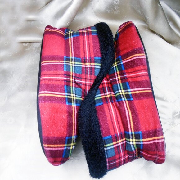 Holiday Tartan Slippers by Deerfoam - Picture 3 of 11